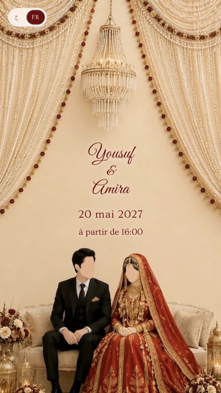 جرجيس digital invitation template