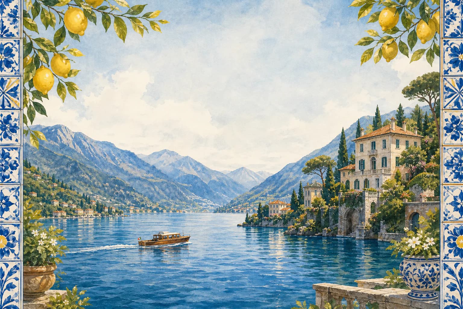 Watercolor view of The Pavilion